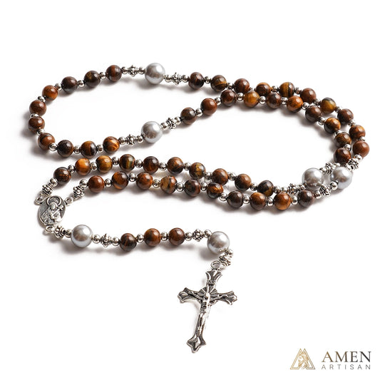 【Deal Today】Tiger's eye Rosary