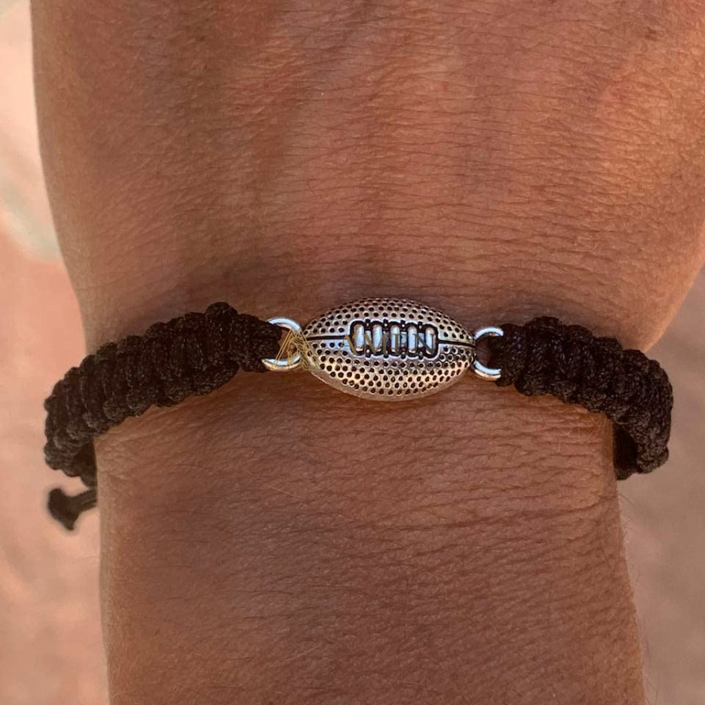 Football Braided Bracelet Amen Artisan