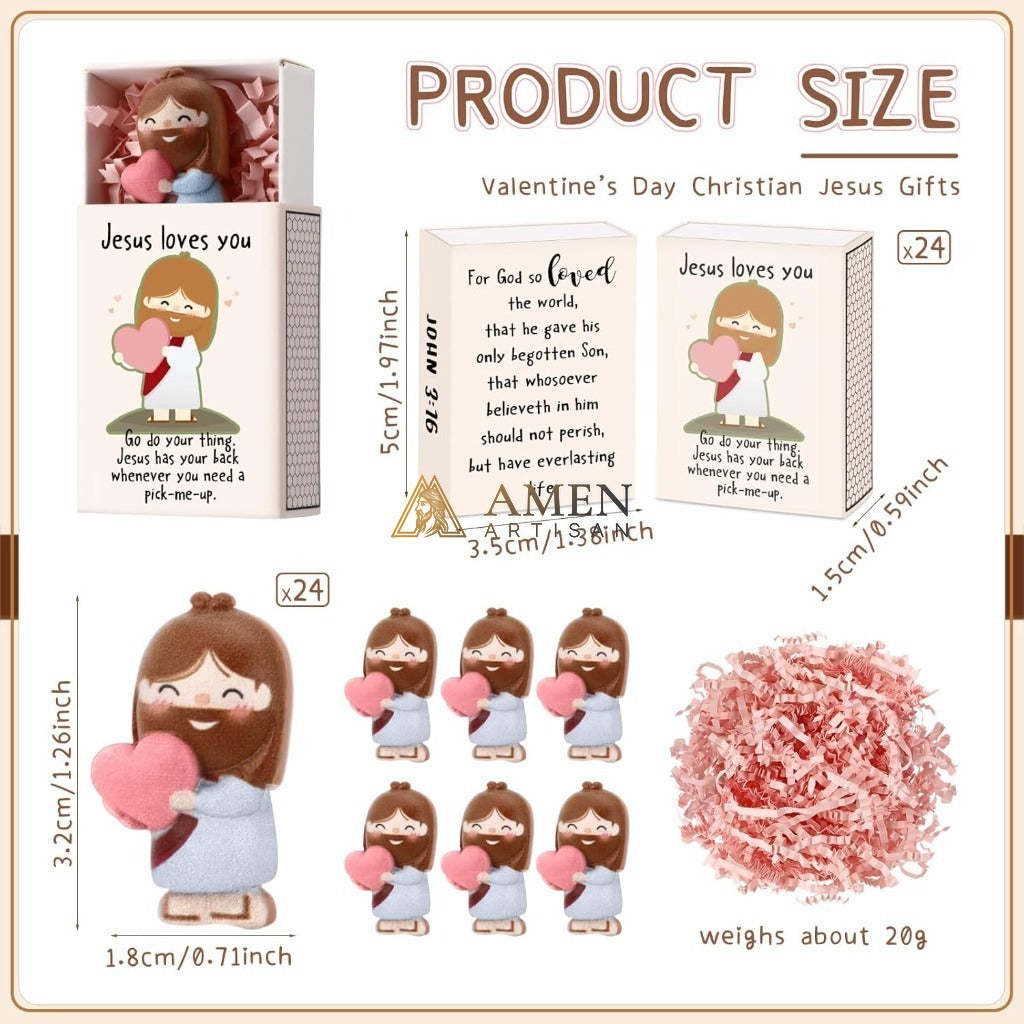 Jesus Doll Matchbox Gift Set Amen Artisan