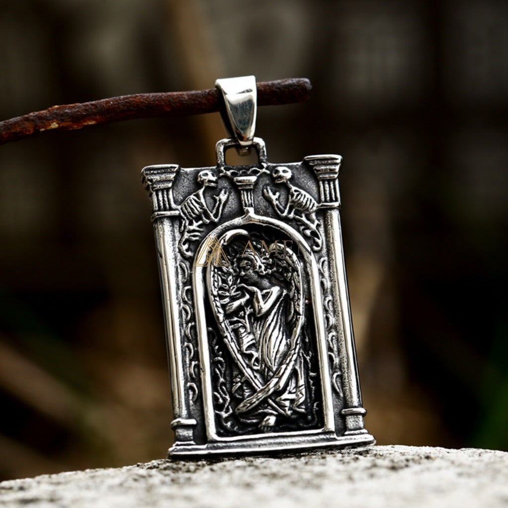 Guardian Cherub Pendant Necklace Amen Artisan