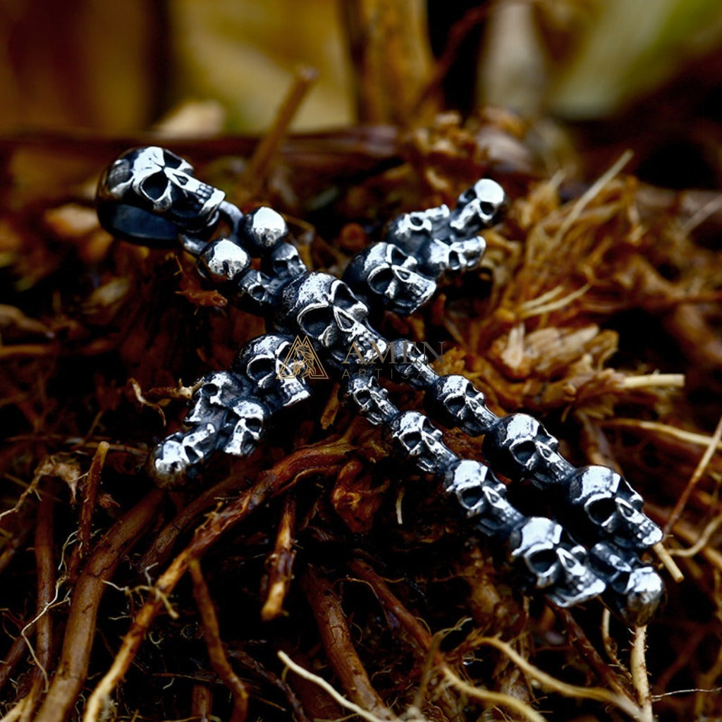 Calvary Cross Pendant Necklace Amen Artisan