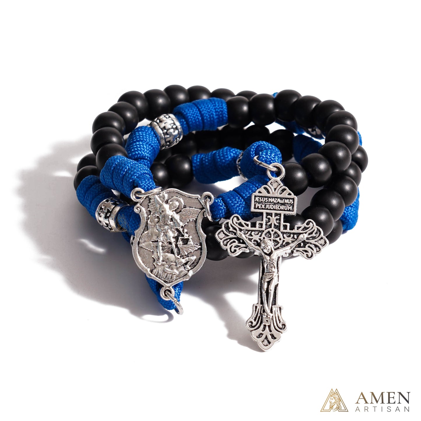 【Deal Today】Tactical Paracord Rosary – St. Michael Protection & Rugged Faith