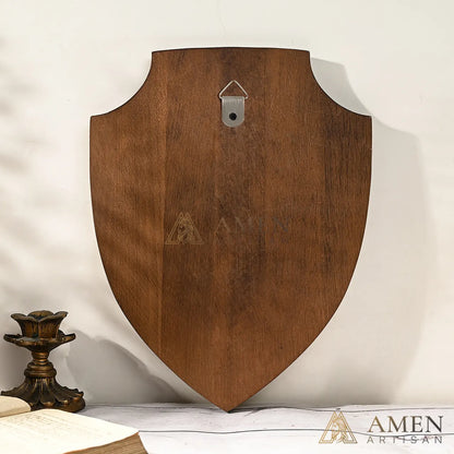 St Michael Wood Carving Amen Artisan