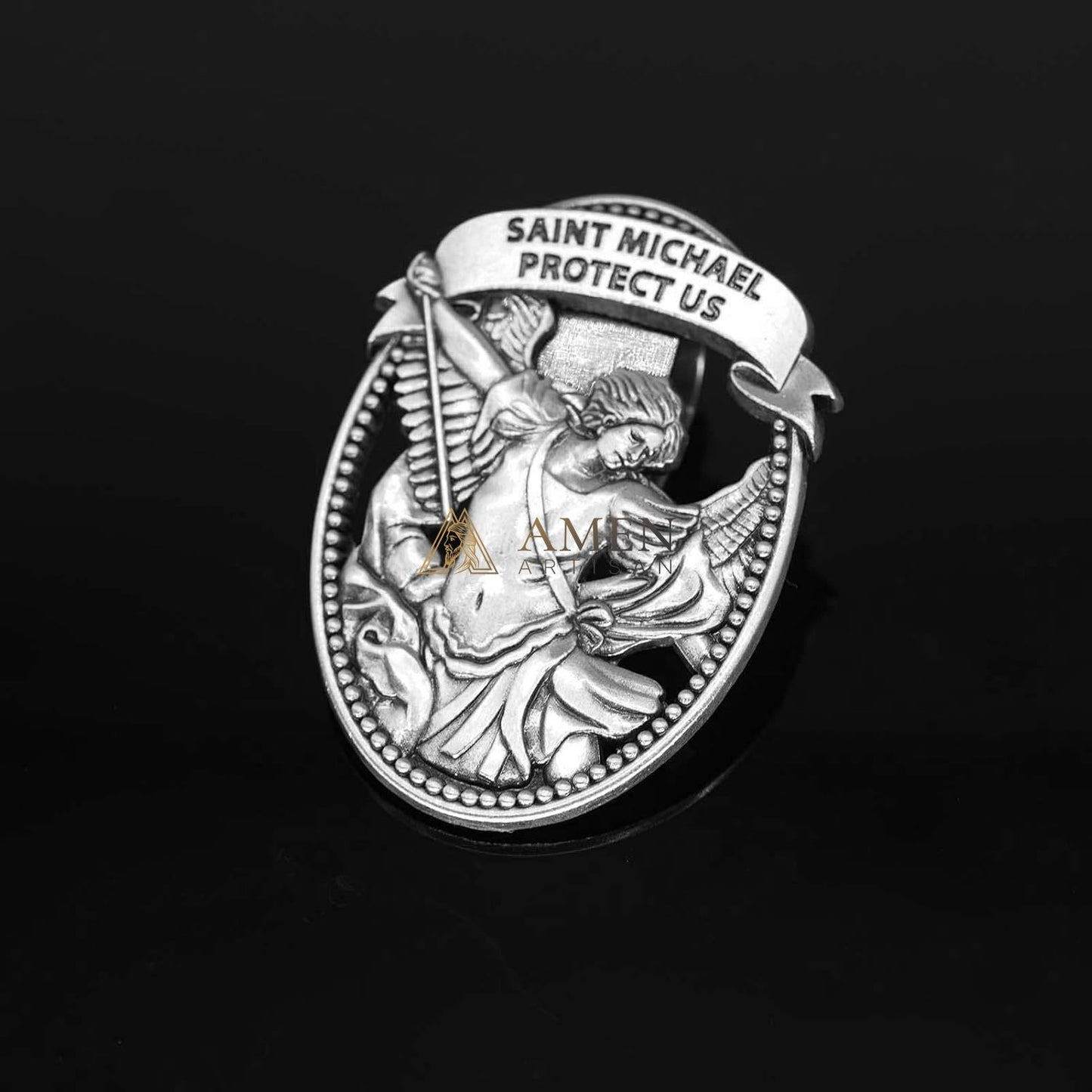 【DEAL TODAY】St Michael Medal Car Clip