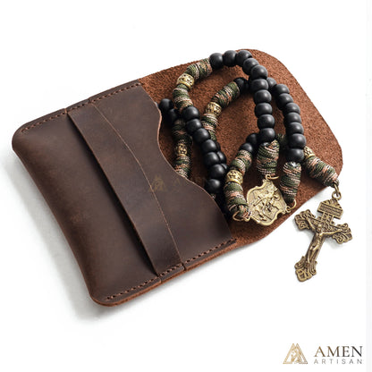 【Deal Today】Tactical Paracord Rosary – St. Michael Protection & Rugged Faith