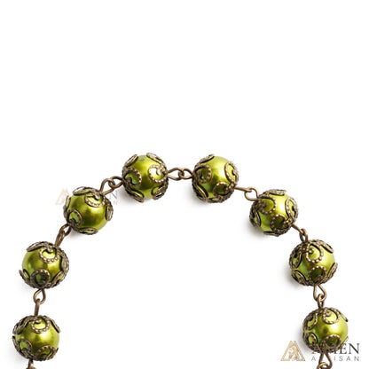 Adjustable Jesus Crucifix & St. Benedict Medal Rosary Bracelet | Amen Artisan