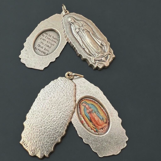 Our Lady of Guadalupe pendant  Amen Artisan