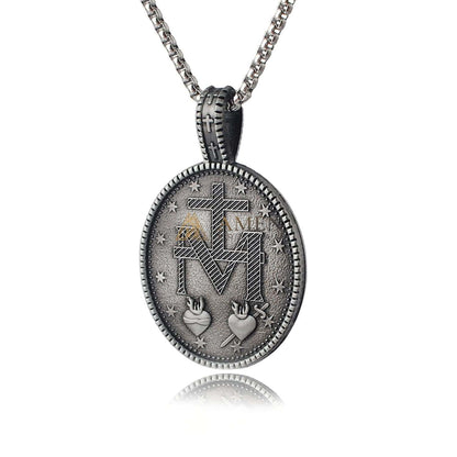 Virgin Mary Titanium Stee Pendent