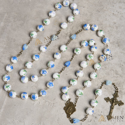 Flowers and Plants Ceramic Rosary