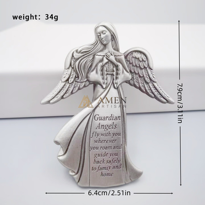 Guardian Angel Car Visor Clip Collection Amen Artisan