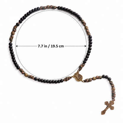【Deal Today】St. Michael Combat Rosary Paracord Rosary – Faith & Valor Amen Artisan