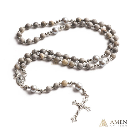 【Deal Today】Map Jasper Rosary