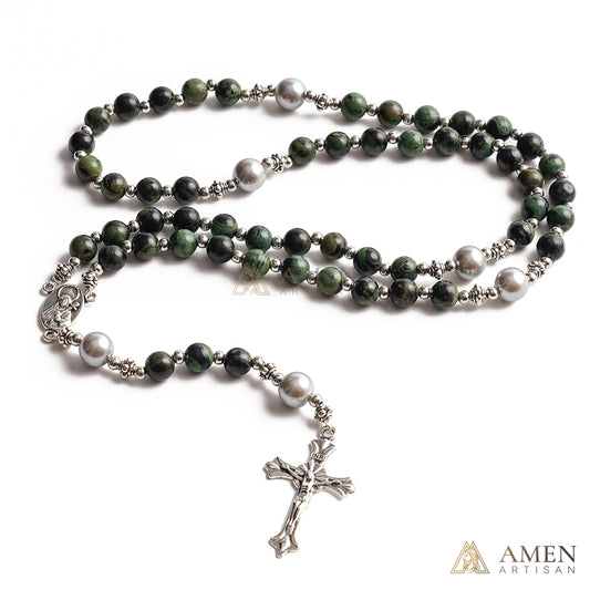 【Deal Today】Kambamba Jasper Rosary