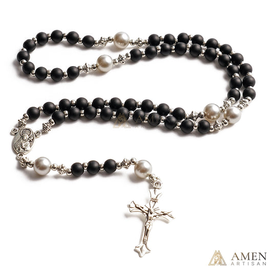 【Deal Today】Matte Obsidian Rosary