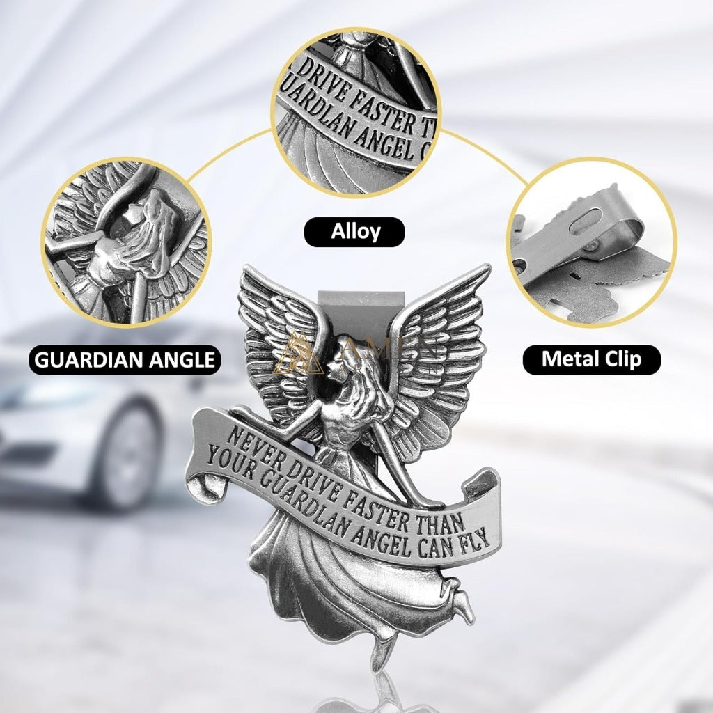 Guardian Angel Car Visor Clip Amen Artisan
