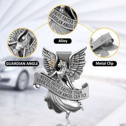 Guardian Angel Car Visor Clip Amen Artisan