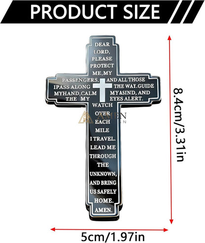 Protective Cross Car Visor Clip Amen Artisan