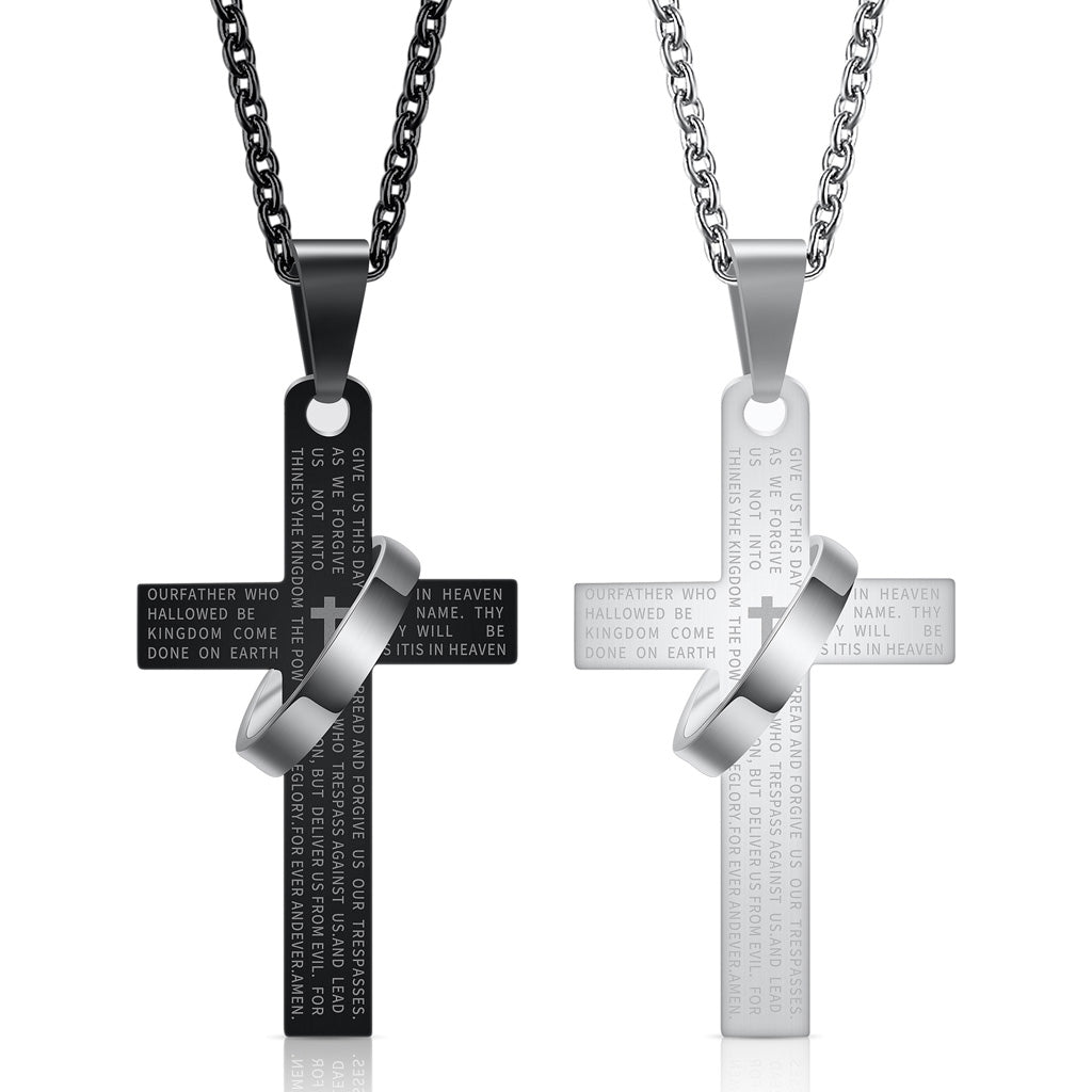 The Lord’s Prayer Cross Necklace — Wear Prayer and Strength Close