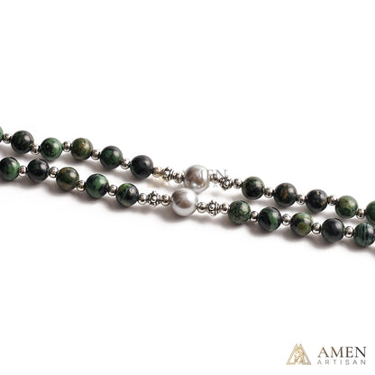 【Deal Today】Kambamba Jasper Rosary