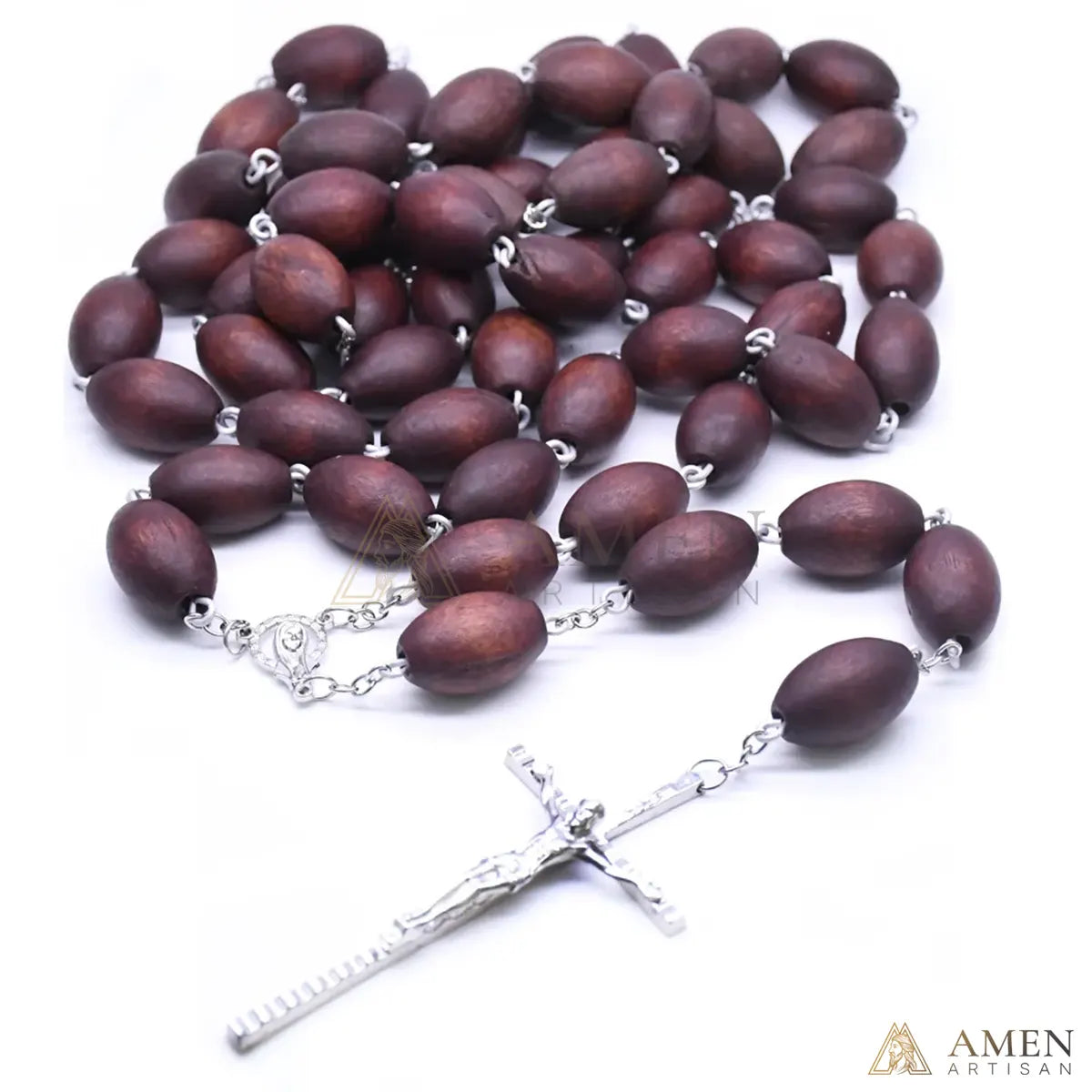 Saint Mary Wall Rosary Amen Artisan