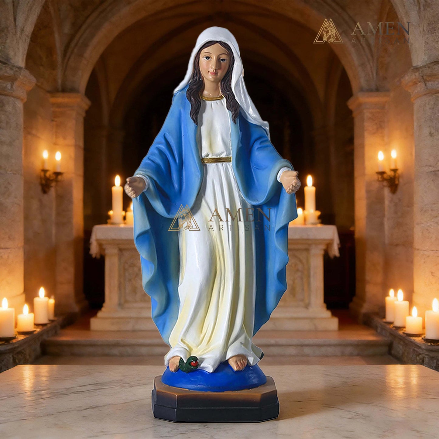 Our Lady of Grace Statue Amen Artisan
