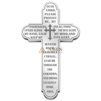 Protective Cross Car Visor Clip Amen Artisan