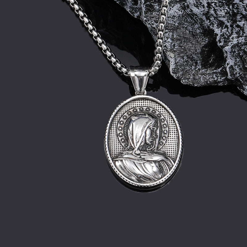 Miraculous Medal Necklace Amen Artisan
