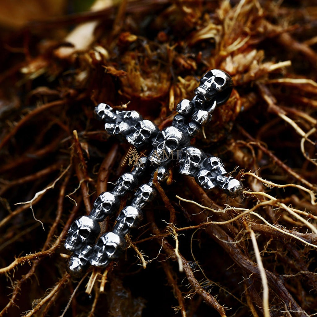 Calvary Cross Pendant Necklace Amen Artisan