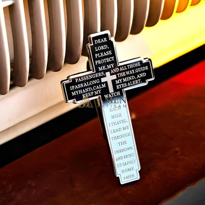 Protective Cross Car Visor Clip Amen Artisan