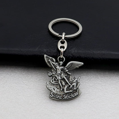 Archangel Michael Keychain Amen Artisan