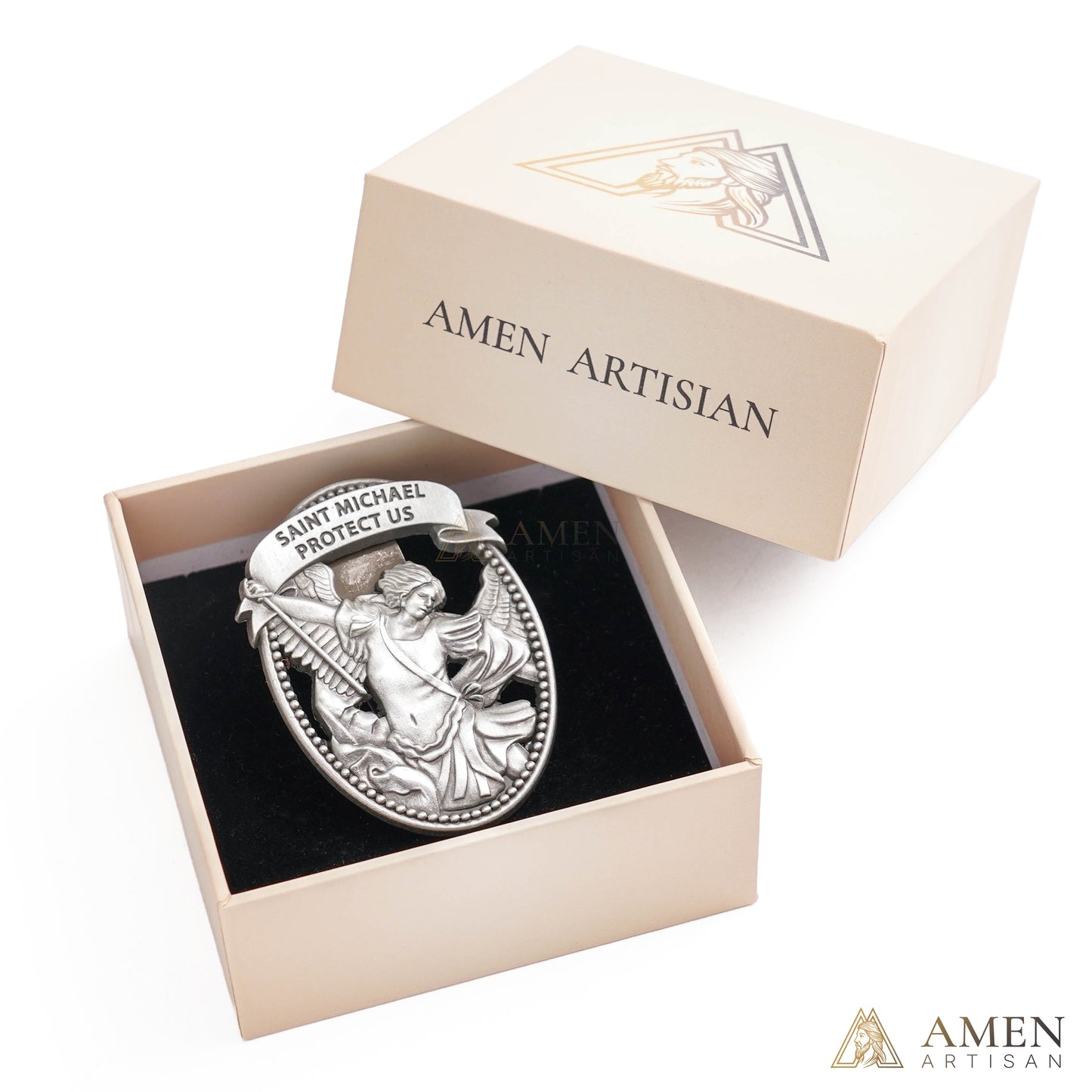 【DEAL TODAY】St Michael Medal Car Clip
