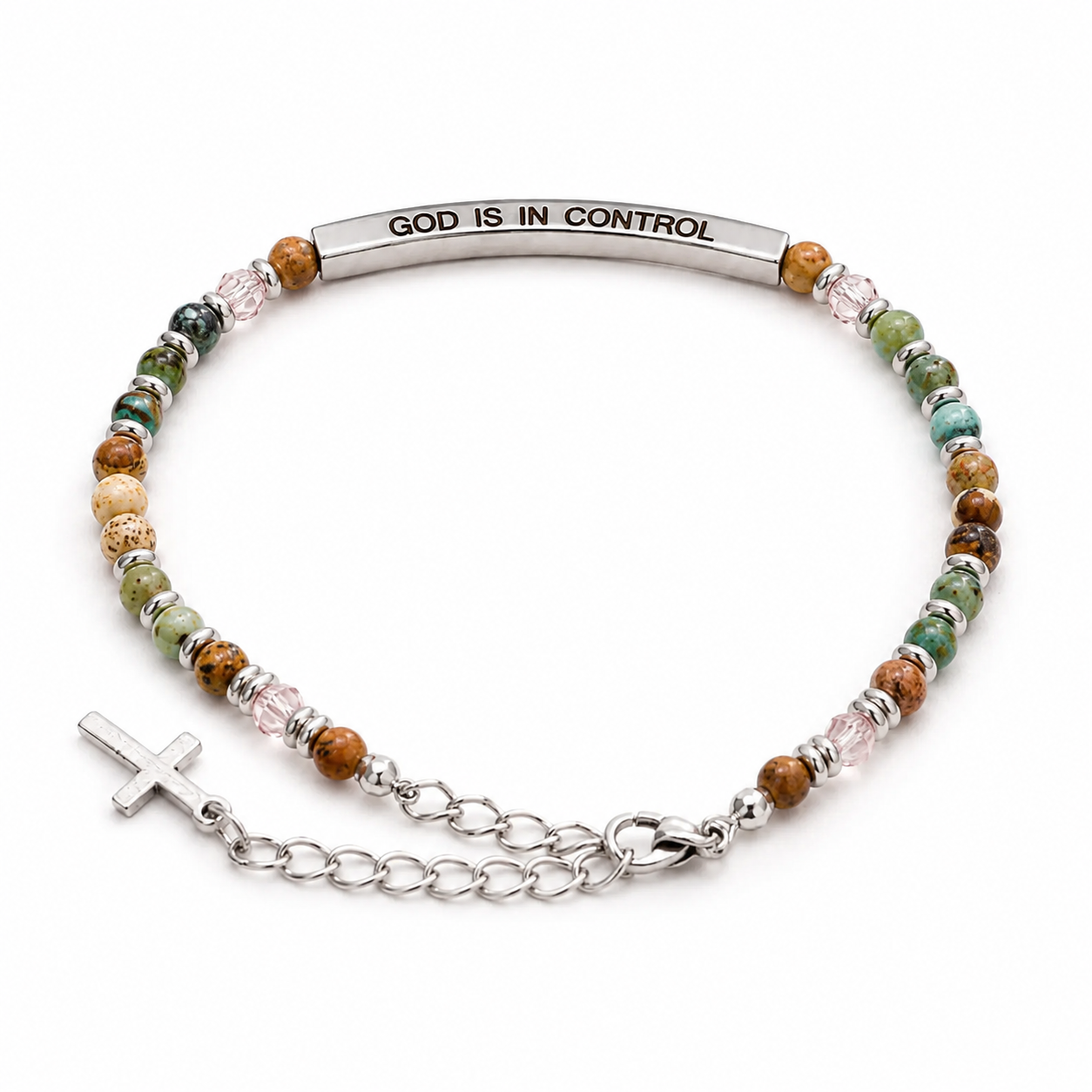 crucifix and Miraculous Medal Bracelet