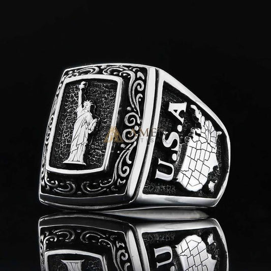 Statue of Liberty Ring Amen Artisan