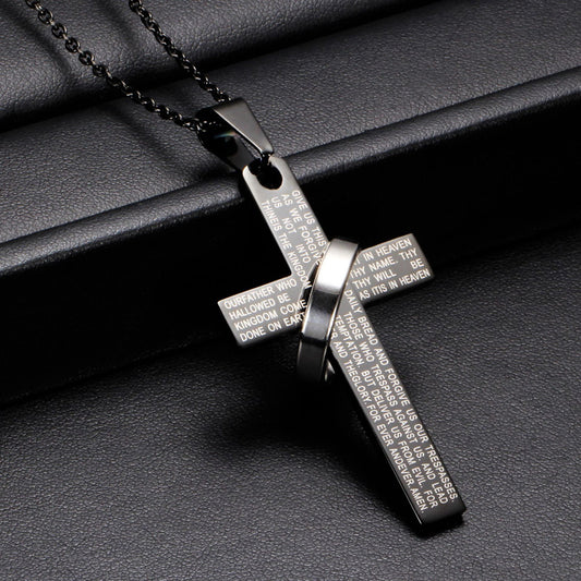 The Lord’s Prayer Cross Necklace — Wear Prayer and Strength Close