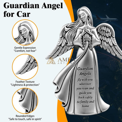 Guardian Angel Car Visor Clip Amen Artisan