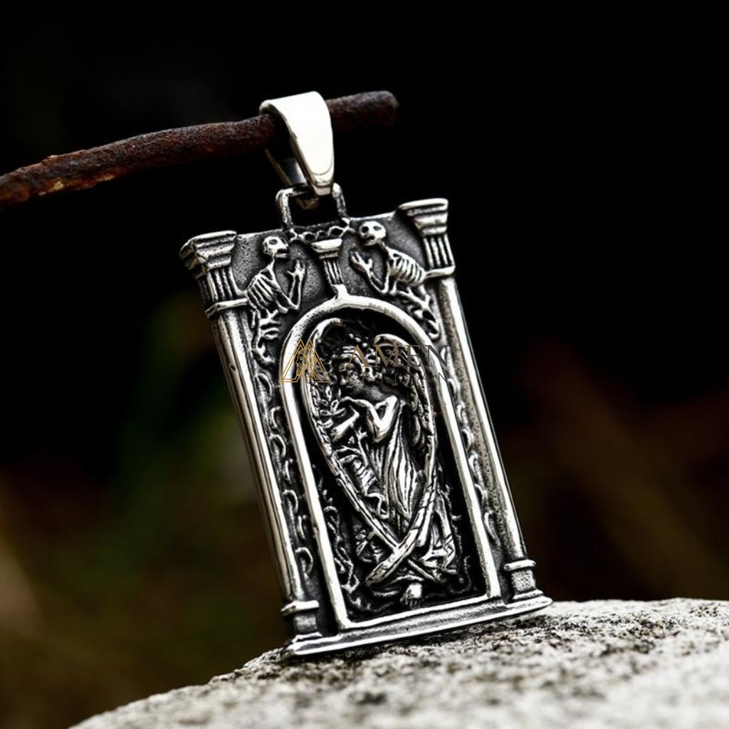 Guardian Cherub Pendant Necklace Amen Artisan
