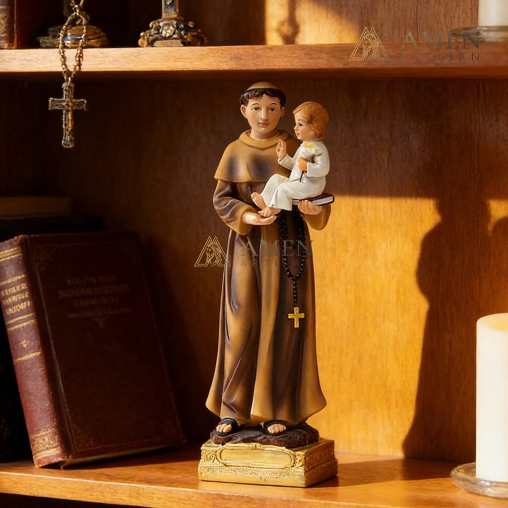 Saint Joseph and Child Statue Amen Artisan