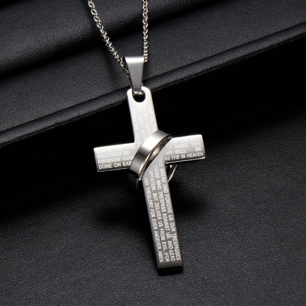 The Lord’s Prayer Cross Necklace — Wear Prayer and Strength Close