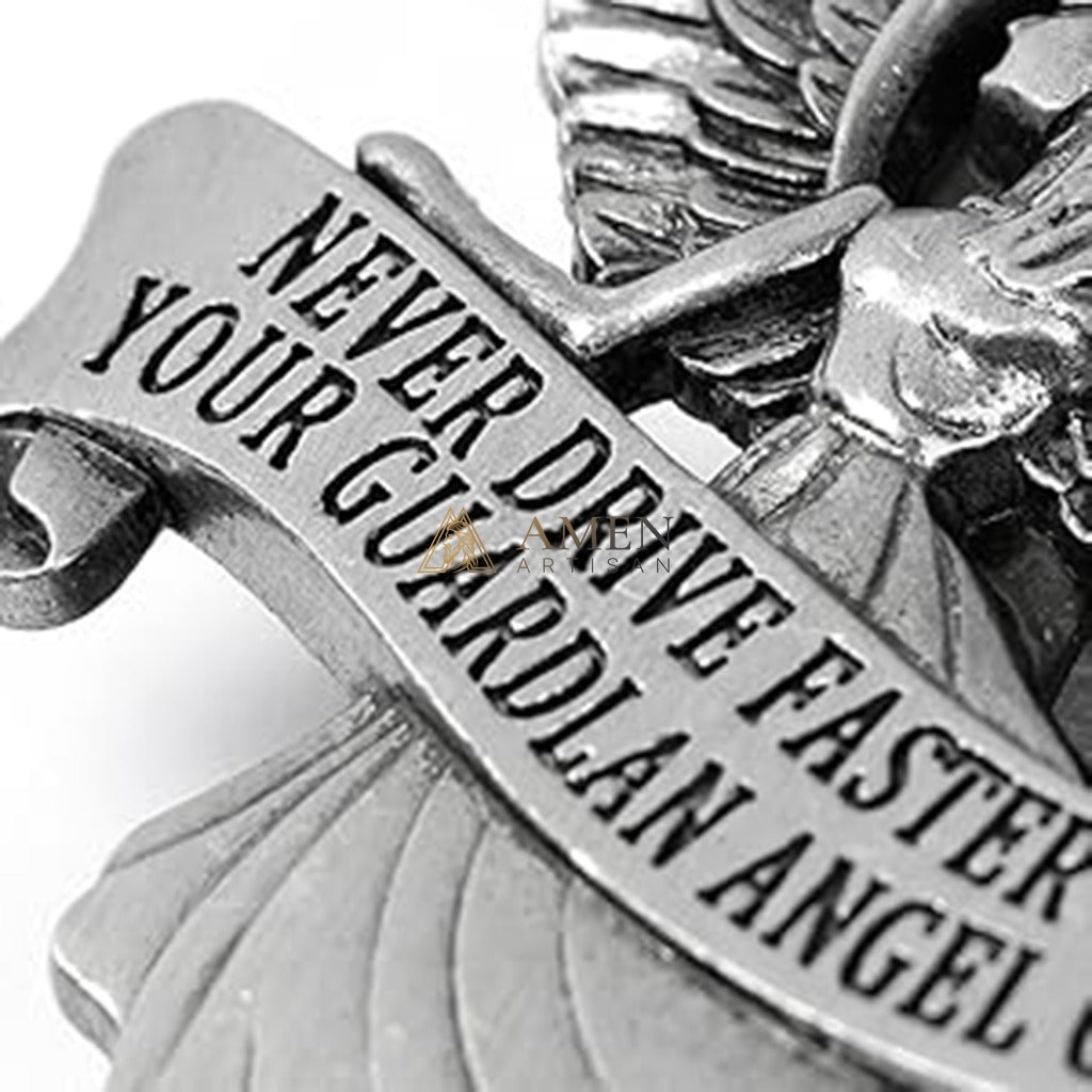Guardian Angel Car Visor Clip Amen Artisan