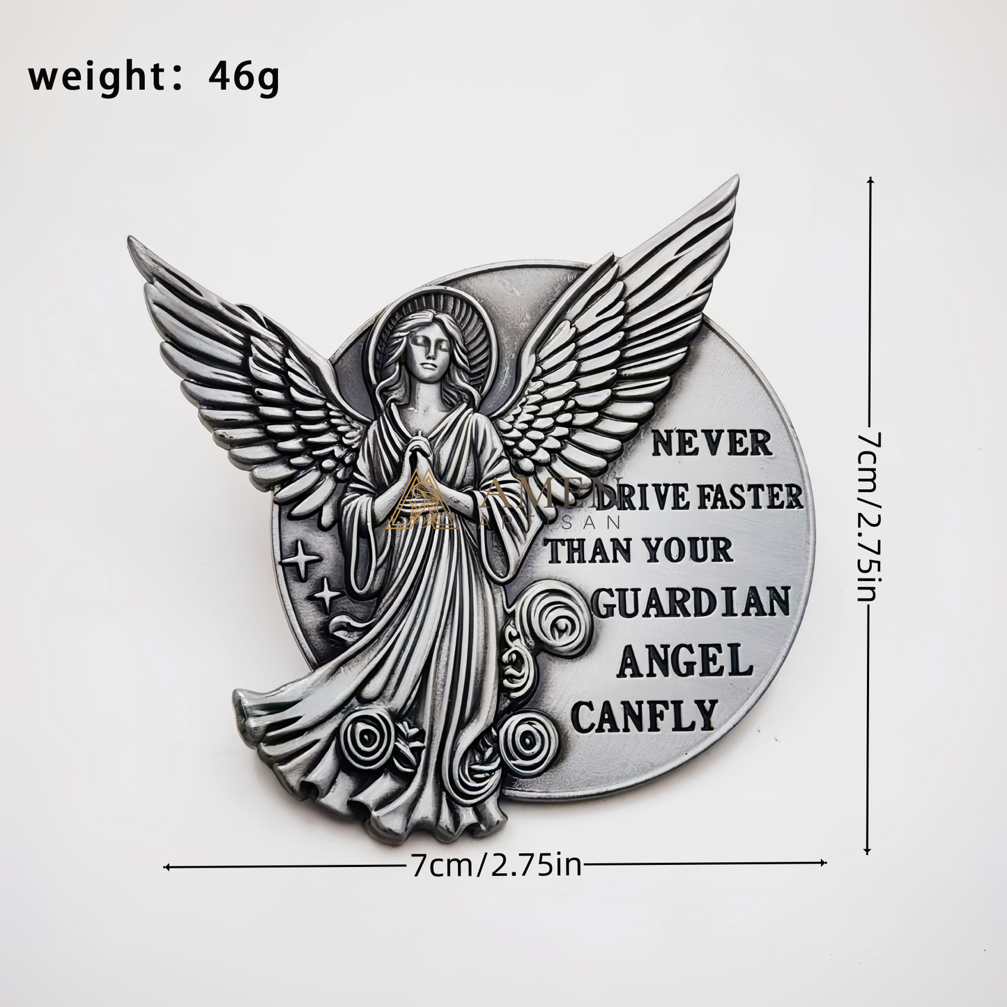 Guardian Angel Car Visor Clip Collection Amen Artisan