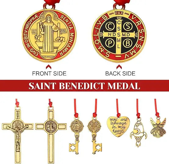 Saint Benedict Medal Hanging Ornament Amen Artisan