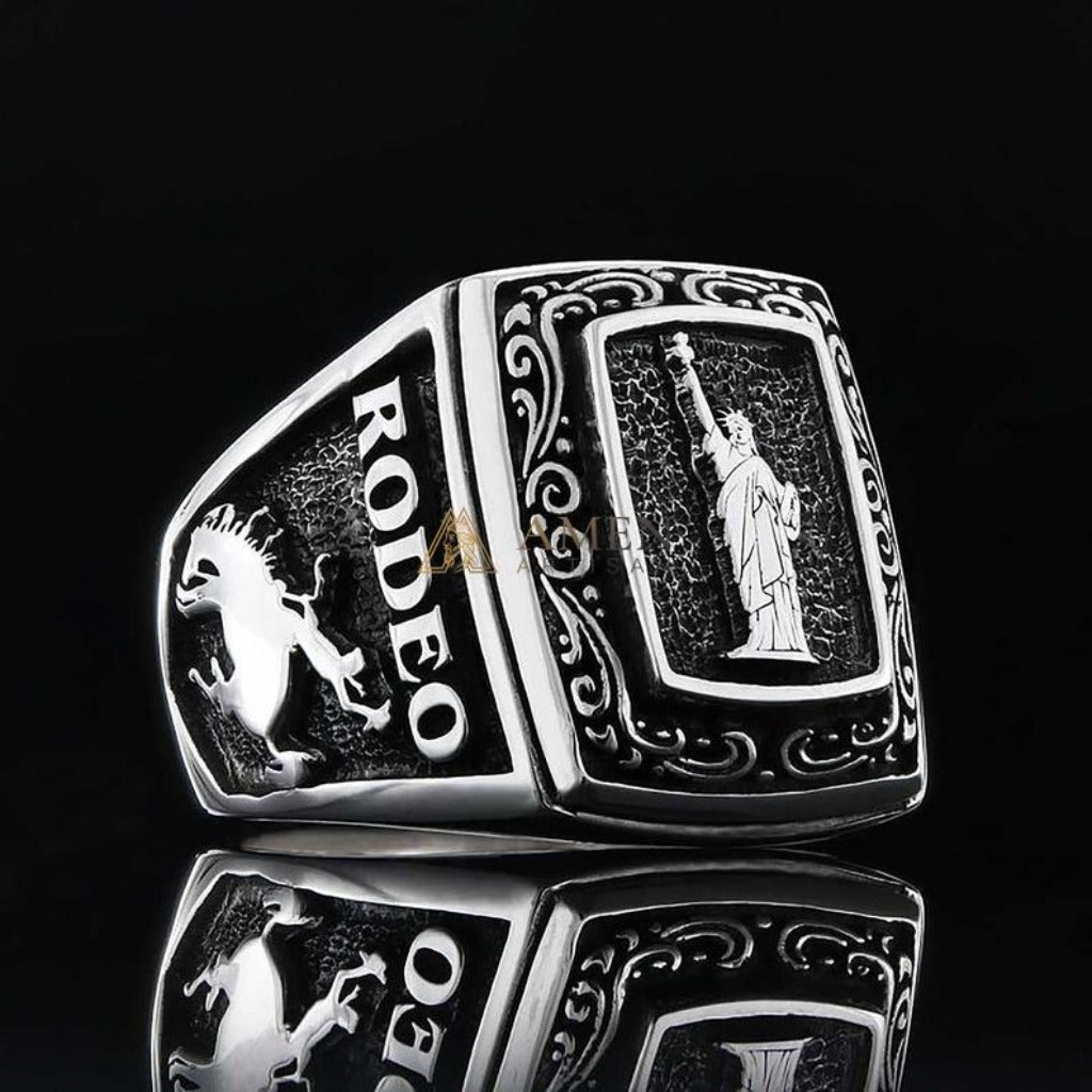 Statue of Liberty Ring Amen Artisan