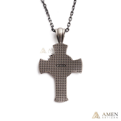 Jesus Crown of Thorns Cross Pendant with Chain | Amen Artisan