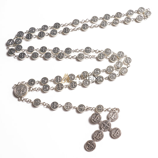 Saint Benedict Medal Rosary Amen Artisan