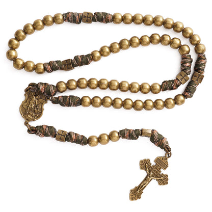 【Deal Today】Tactical Paracord Rosary – St. Michael Protection & Rugged Faith