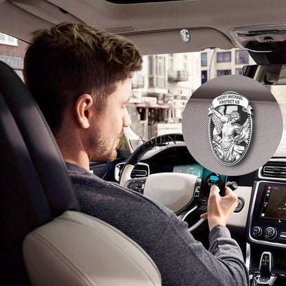 【DEAL TODAY】St Michael Medal Car Clip
