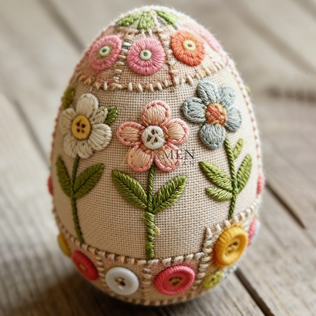 Easter Felt Egg Ornaments Amen Artisan