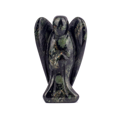 Hand-Carved Crystal Angel Frame – Peace, Guidance & Protection |  Amen Artisan