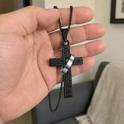 The Lord’s Prayer Cross Necklace — Wear Prayer and Strength Close