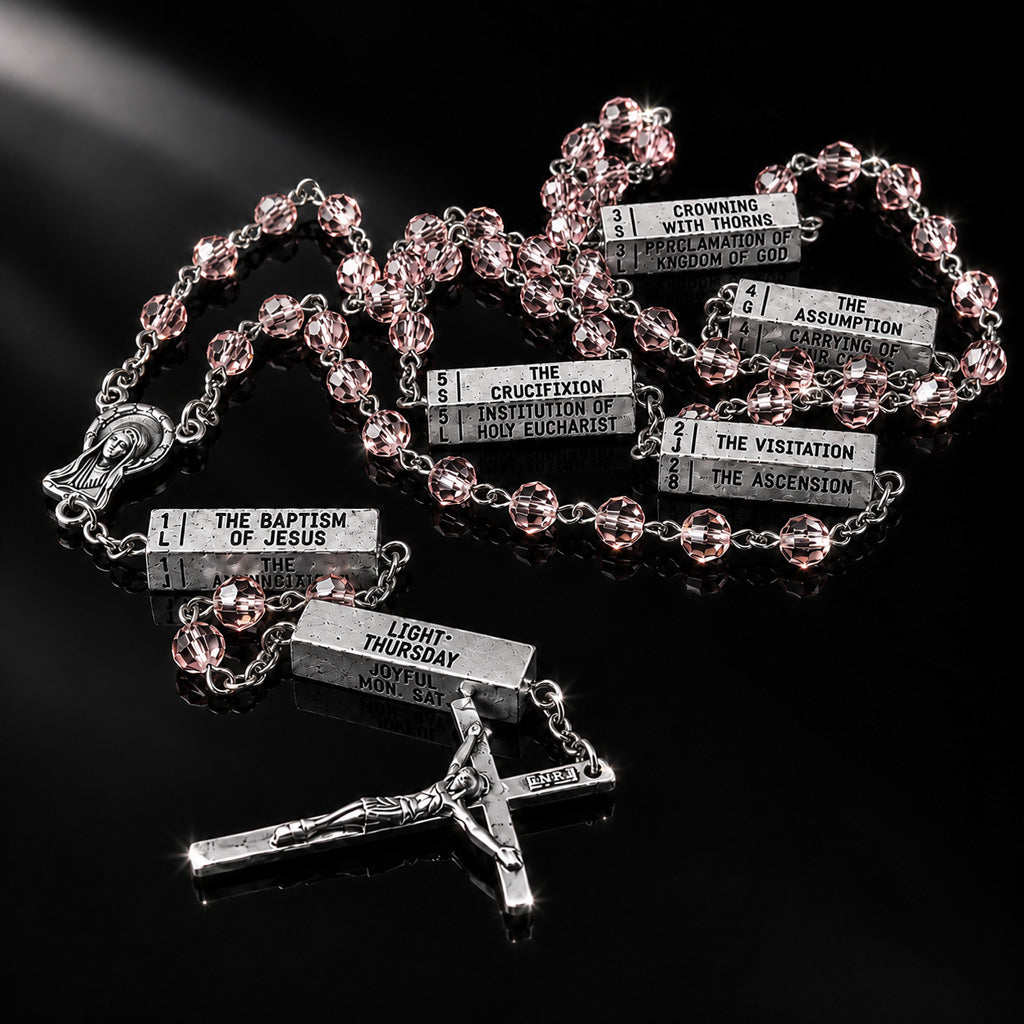 Five-Decade Rosary with Mystery Medals — Devotion